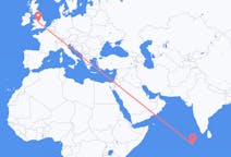 Flights from Kudahuvadhoo, Maldives to Birmingham, the United Kingdom
