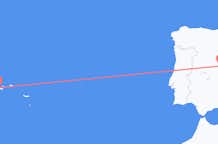 Vols depuis la ville de Horta (Açores) vers la ville de Madrid