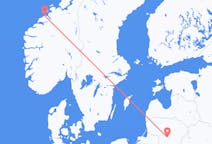 Flug frá Kaunas, Litháen til Kristiansund, Noregi