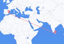 Flights from Hambantota, Sri Lanka to Alicante, Spain