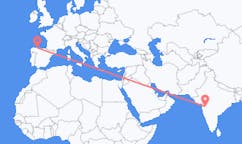 Flights from Shirdi, India to Asturias, Spain