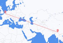 Flyreiser fra Myitkyina, til Brussel