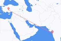 出发地 印度出发地 孟买目的地 土耳其科尼亞的航班