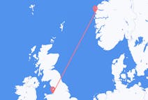 Flyg från Florø till Liverpool
