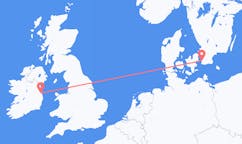 Flyg från Dublin, Irland till Malmö, Sverige