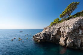Kajaktur på havet ved Dubrovnik