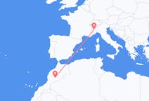 Flyreiser fra Quarzazate, Marokko til Torino, Italia
