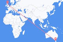 Flyreiser fra Devonport, Australia, til Edinburgh, Australia
