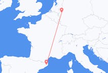 Flyreiser fra Düsseldorf, Tyskland til Girona, Spania