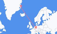 Flyg från Frankfurt, Tyskland till Ittoqqortoormiit, Grönland