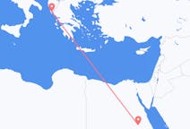 Flyg från Luxor, Egypten till Korfu, Grekland