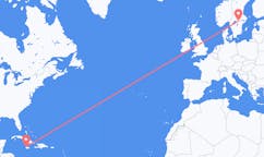 Flyg från Montego Bay, Jamaica till Örebro, Sverige