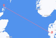 Flights from Papa Westray, the United Kingdom to Billund, Denmark