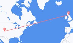 Flyrejser fra Pueblo, USA til Edinburgh, Skotland