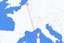 Vluchten van Alghero, Italië naar Brussel, België