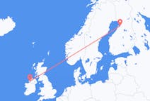 Fly fra Donegal til Oulu