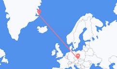 出发地 捷克出发地 布尔诺目的地 格陵兰斯科斯比鬆的航班