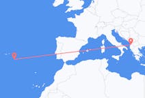 Flyg från Santa Maria, Kap Verde, Portugal till Tirana, Albanien