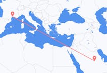 Flights from Riyadh to Montpellier