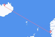 Flights from Akureyri to Haugesund