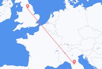 Flyreiser fra Leeds, England til Firenze, Italia