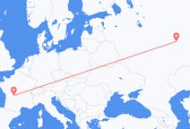 Fly fra Kazan til Limoges