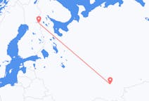 Flyrejser fra Ufa, Rusland til Kuusamo, Finland