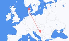 เที่ยวบิน จาก ทูซล่า, บอสเนียและเฮอร์เซโกวีนา ไปยัง Karup, เดนมาร์ก