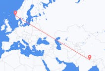 Flights from Bharatpur, Nepal to Bergen, Norway