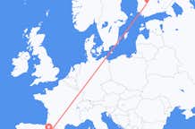 Flights from Zaragoza to Tampere