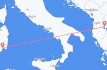 Flyreiser fra Cagliari, til Ohrid