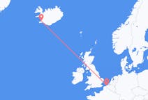 Flyg från Ostend till Reykjavík