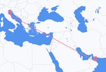 Flights from Muscat to Ancona