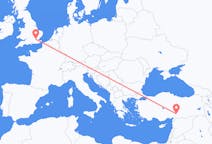 Flights from Kahramanmaraş, Turkey to London, the United Kingdom