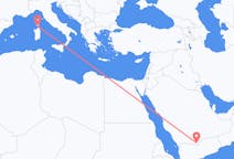 Flights from Sharurah, Saudi Arabia to Figari, France