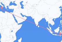 Flyrejser fra Labuan Bajo, Indonesien til Malta, Malta