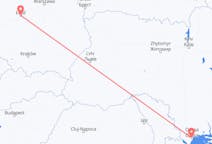 Flyg från Odessa, Ukraina till Lodz, Polen