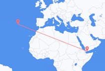 Flights from Aden to Horta