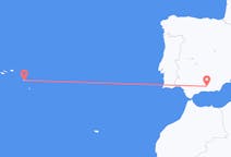 Fly fra Ponta Delgada til Granada