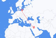 Flights from Ha il, Saudi Arabia to Bydgoszcz, Poland