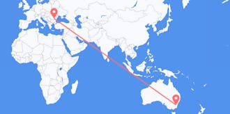 出发地 澳大利亚目的地 罗马尼亚航班