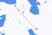 出发地 伊朗出发地 設拉子目的地 土耳其埃尔祖鲁姆的航班