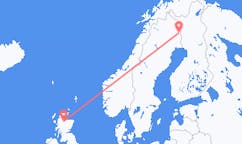 Flyreiser fra Pajala, Sverige til Inverness, Skottland