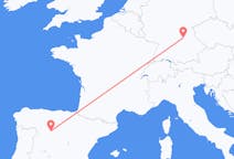 Flyg från Valladolid, Spanien till Nürnberg, Tyskland