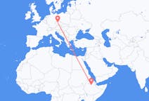 Flyreiser fra Dessie, Etiopia til Praha, Tsjekkia