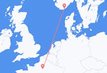 Loty z Kristiansand, Norwegia z Paryż, Francja
