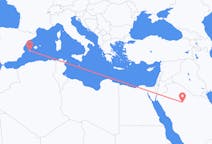 Flights from Ha il, Saudi Arabia to Ibiza, Spain