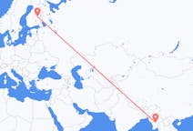 Flights from Naypyidaw, Myanmar (Burma) to Kuopio, Finland