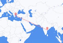 Flights from Vijayawada, India to Skyros, Greece