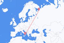 Flights from Arkhangelsk, Russia to Lamezia Terme, Italy